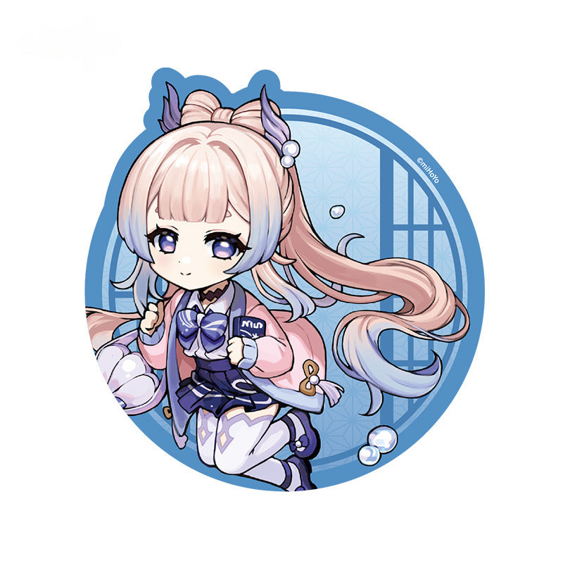 Genshin Impact Chibi Character Mouse Pad Picnic Theme Series