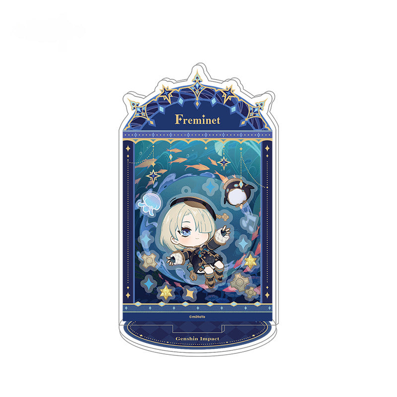 Genshin Impact Acrylic Shaker Set Stand Starlight Letter Series