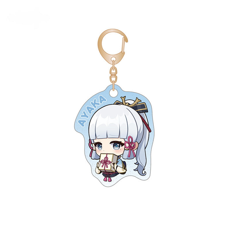 Genshin Impact Badge Colored Paper Pendant Glistening Bazaar Series