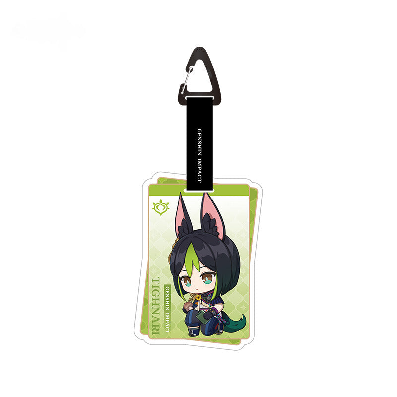 Genshin Impact Chibi Badge Pendant Ornament Teyvat Natural Exploration Journey Series