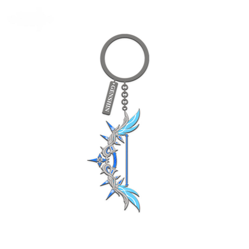 Genshin Impact Metal Weapon Pendant Divine Foresight Series