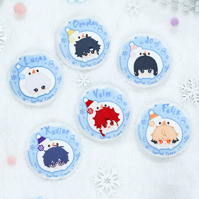 CPOP4U | Link Click Tinplate Plush Badge Blind Box Fluffy Winter