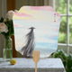 Heritage Marbled Lacquer Fan – Ink Wash Round Hand Fan for Hanfu Photo Props Chinese Classic Gift CPOP4U