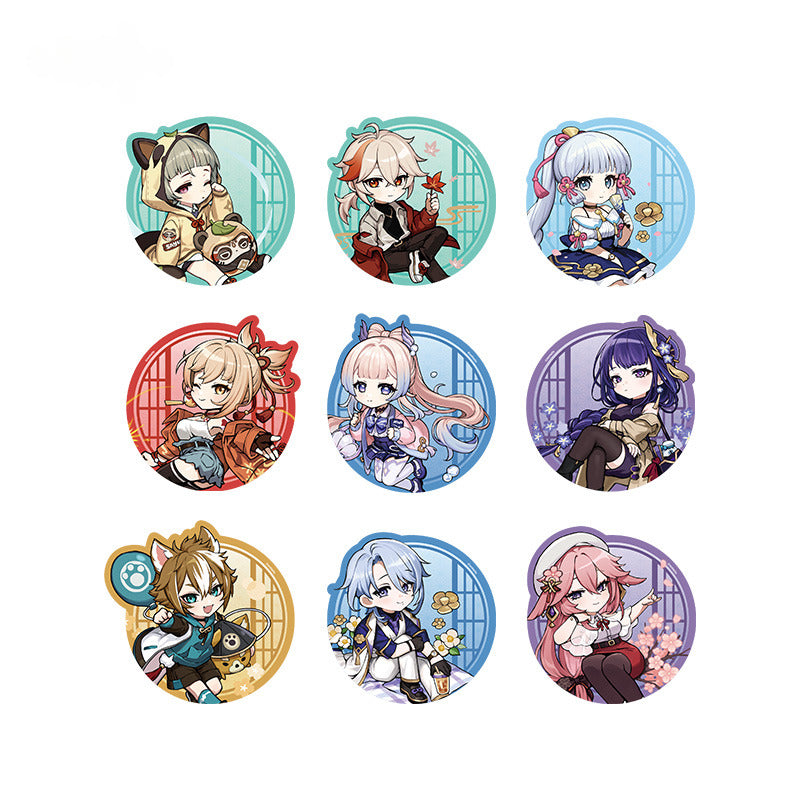 Genshin Impact Chibi Character Mouse Pad Picnic Theme Series