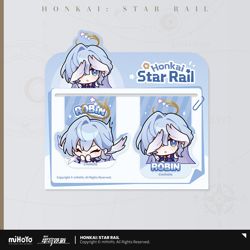 Honkai: Star Rail Soft Magnetic Bookmark Set Pom - Pom Exhibition Hall Series