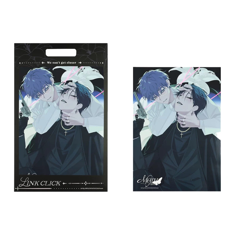 Link Click Dream Out! Moth To A Flame Series Shikishi Poster Badge