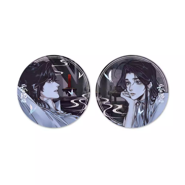 Heaven Official's Blessing Blossoms and Wilts Series Badge Collection Printing TGCF