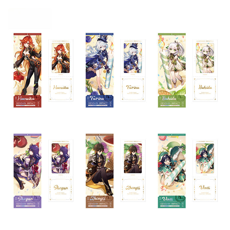 Genshin Impact Commemorative Ticket Set Anniversary Celebration Series