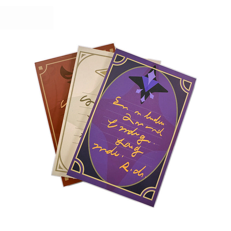Genshin Impact Experience Material Notebook Set 2024 Carnival Gathering Series