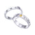 Link Click Ring Cheng Xiaoshi Lu Guang Link Click Pair Ring