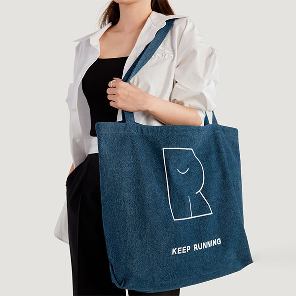 ZJSTV Keep Running Official Merch – R Denim Bag
