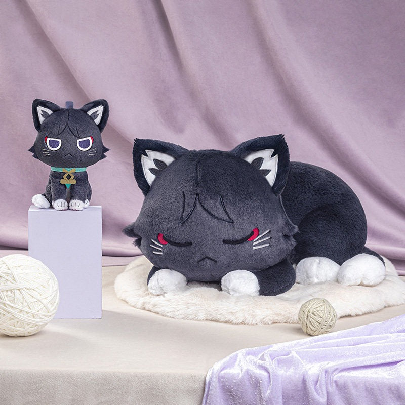 Genshin Impact Stray Cat in the Story Series Wanderer Plush Keychain Sleepy Doll