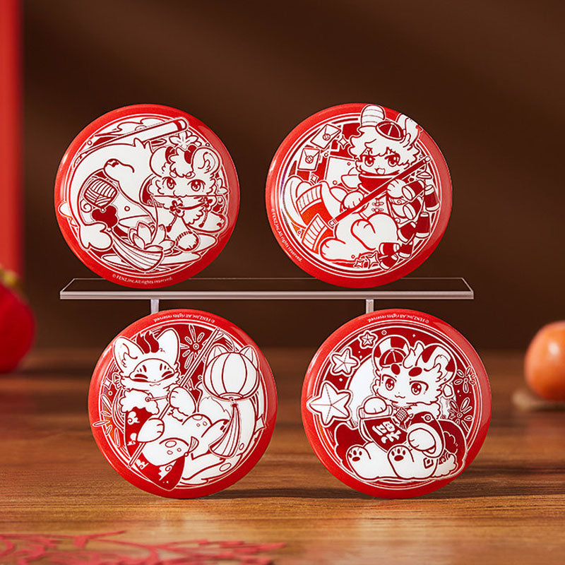 Fabulous Beasts Tinplate Badge