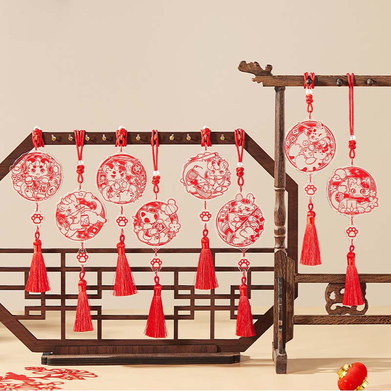 Fabulous Beasts Window Flower Acrylic Pendant Blind Box 