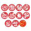 Fabulous Beasts Window Flower Series 58mm Tinplate Badge