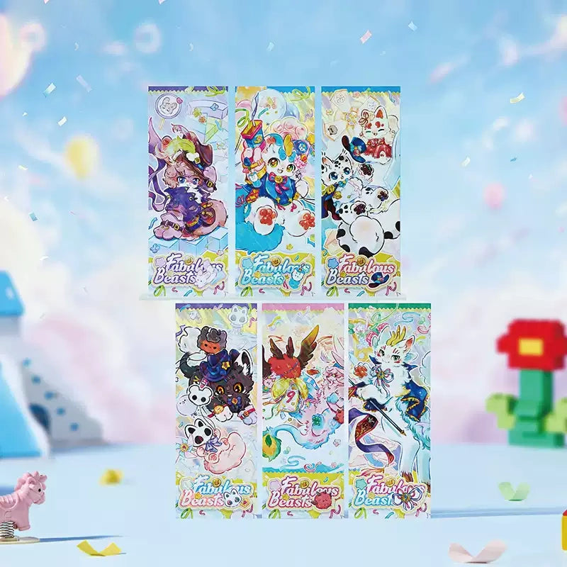 Fabulous Beasts 9th Anniversary Series Reverse Flame Holographic Character Collectible Ticket Blind Box