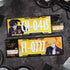 Link Click Dream Out! Escape Velocity Series Metal License Plate Keychain