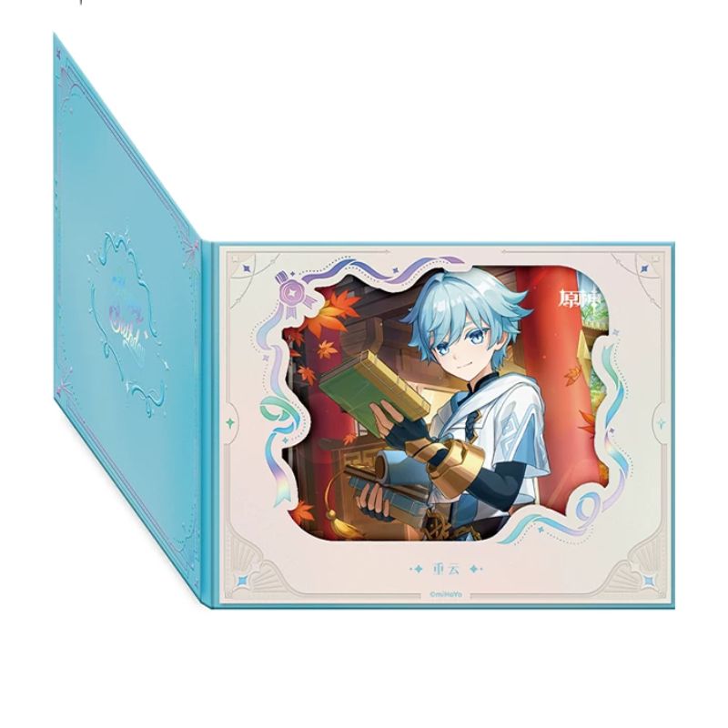 Pre-order Genshin Impact Flip Style Flower Window Colored Paper  Day of Destiny  Birthday Series