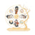 Heaven Official’s Blessing Four Spirits Series Badge Set Hanging Scroll Display Dice Standee