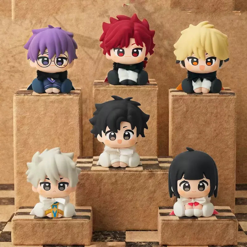 Link Click Crowning Bell Series Sitting Ornament Blind Box Cheng Xiaoshi Lu Guang Qiao Ling Anime PVC Figure Collectible