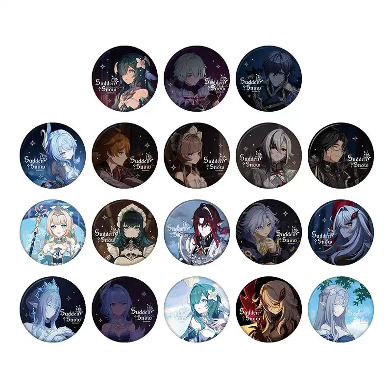 Genshin Impact Sudden Snow Series  Badge