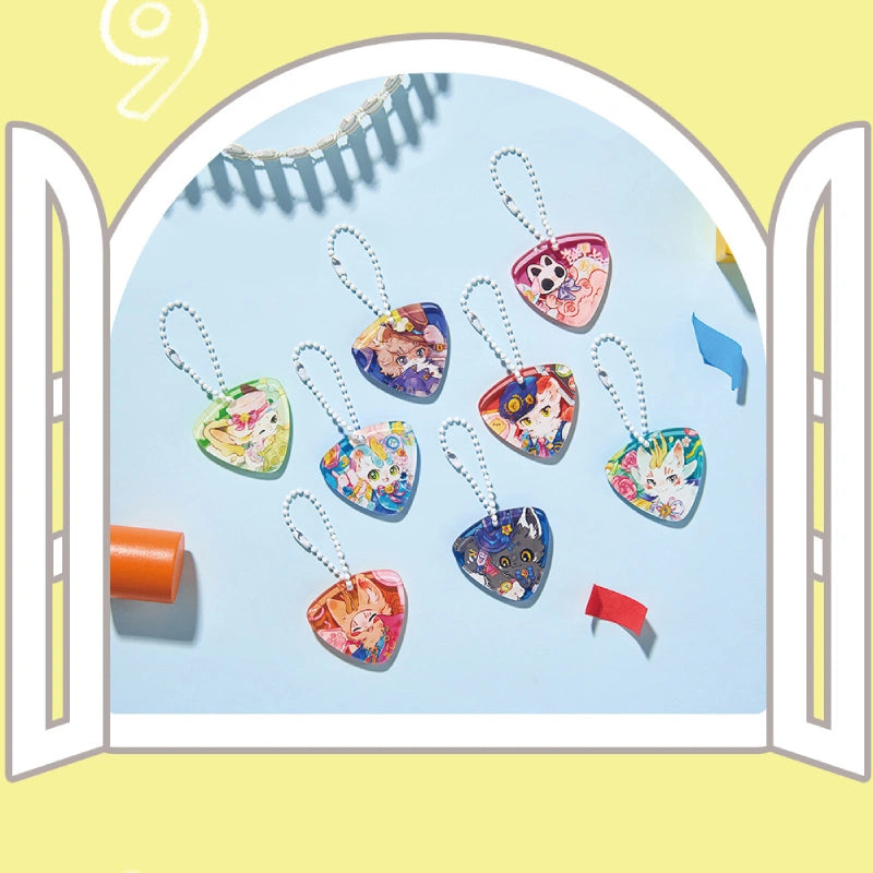 Fabulous Beasts 9th Anniversary Series Epoxy Acrylic Keychain