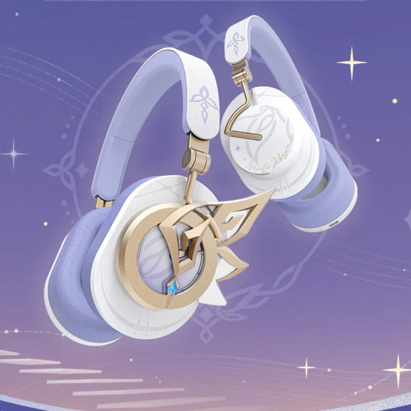 Genshin Impact Nicole Headphones Gaming Music Accessory for Travelers