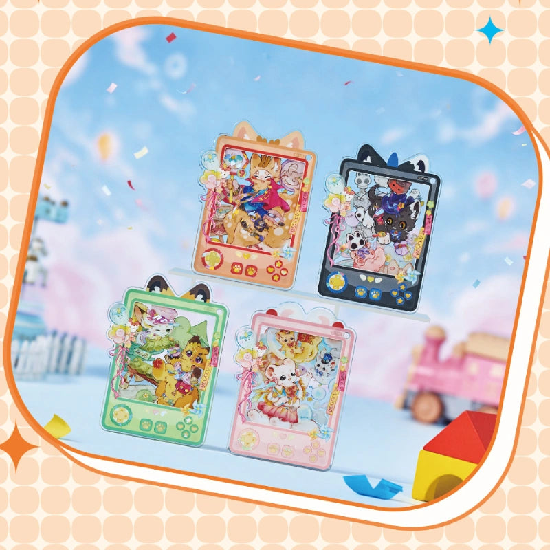 Fabulous Beasts 9th Anniversary Series Acrylic Fridge Magnet Blind Box UV Iridescent