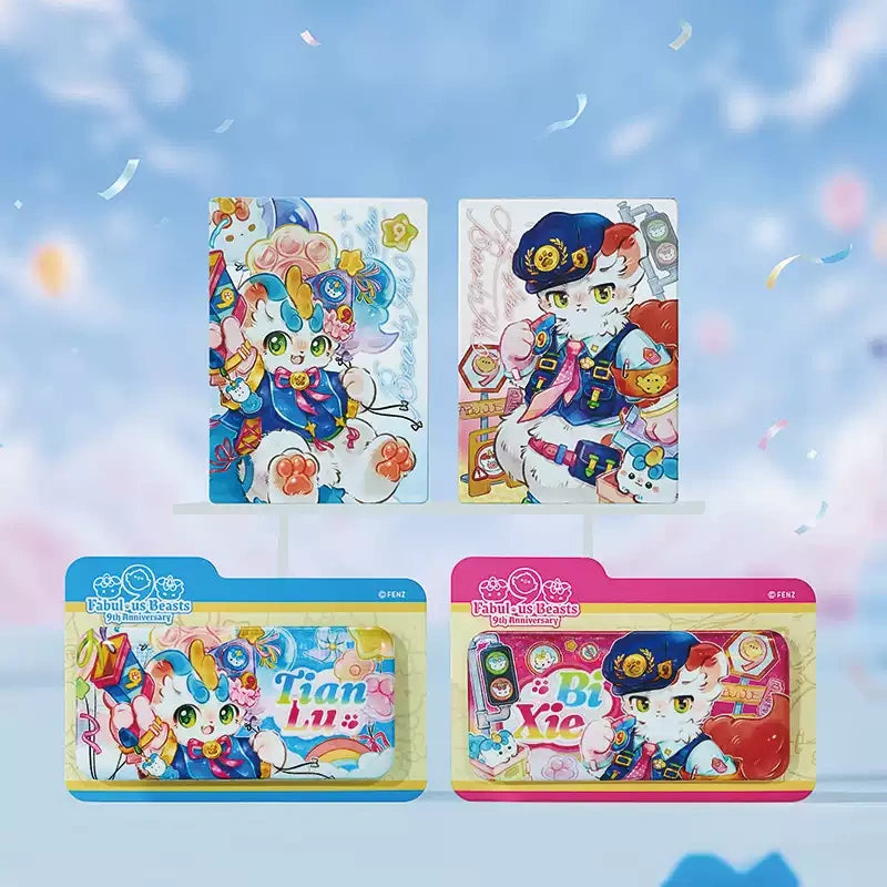 Fabulous Beasts 9th Anniversary Series  Badge And Mini Card