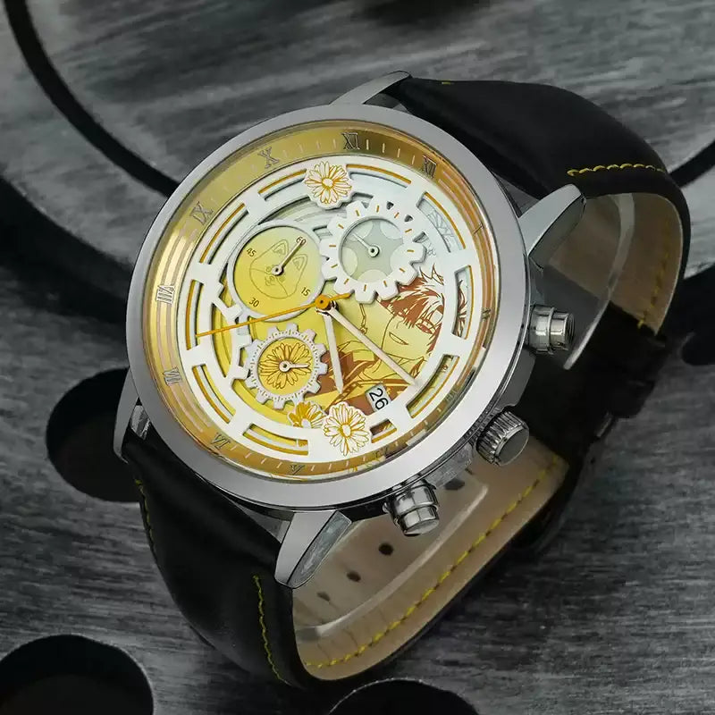 Link Click Time Rift Quartz Wristwatch