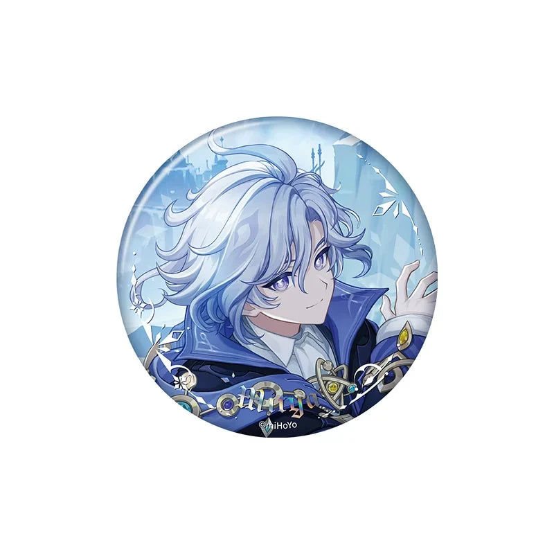 Genshin Impact Everwinter Without Mercy Series Snezhnaya Merch Badge Acrylic Charm