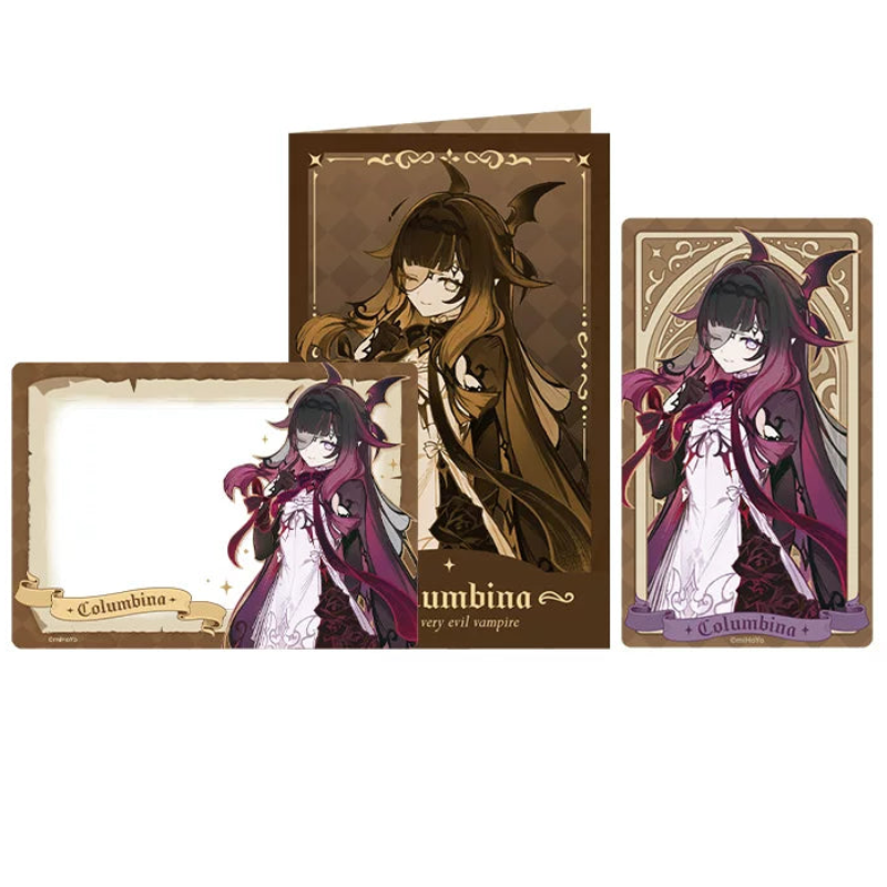 Genshin Impact Tabletop Troupe Series Collectible Card Set Columbina