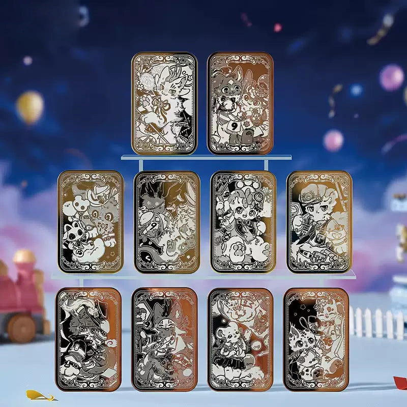 Fabulous Beasts 9th Anniversary Series  Metal Badge Blind Box