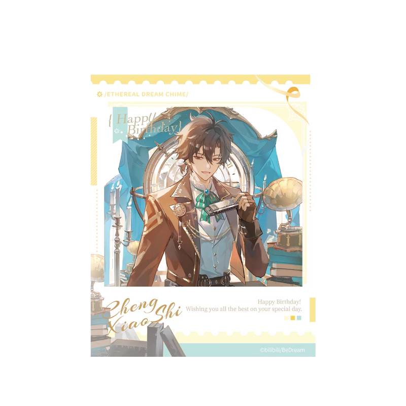 Official Link Click Cheng Xiaoshi Birthday Collectible Photo Card