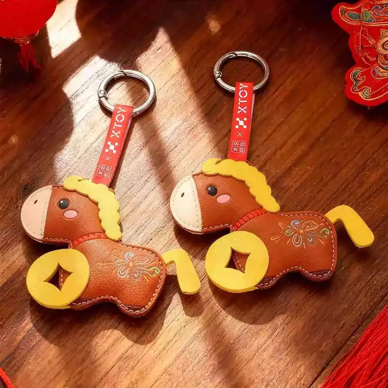 CCTV Q version horse pendant