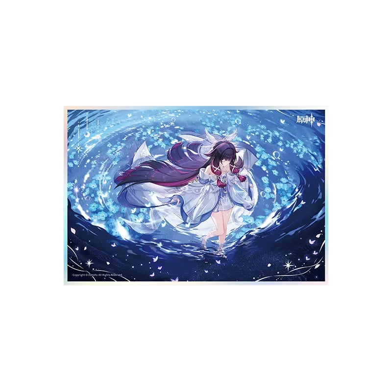 Genshin Impact A Traveler on a Winter's Night Series Acrylic Shikishi