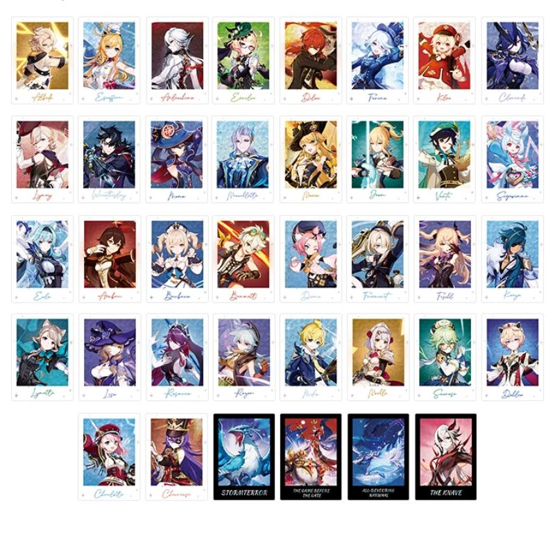 Official Genshin Impact Limited Collectible Card Gift Box