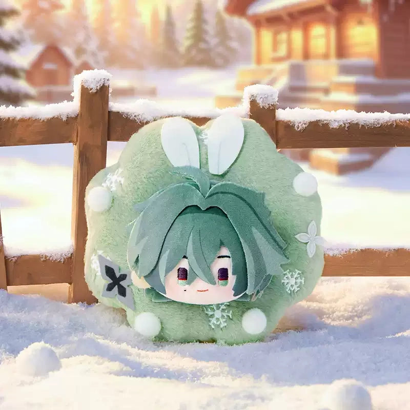 Genshin Impact Leisurely Winter Plush Keychain Lohen