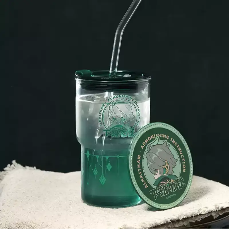 Pre-order Genshin Impact Alhaitham Impression Themed Series Lidded Straw Tumbler Gift Set
