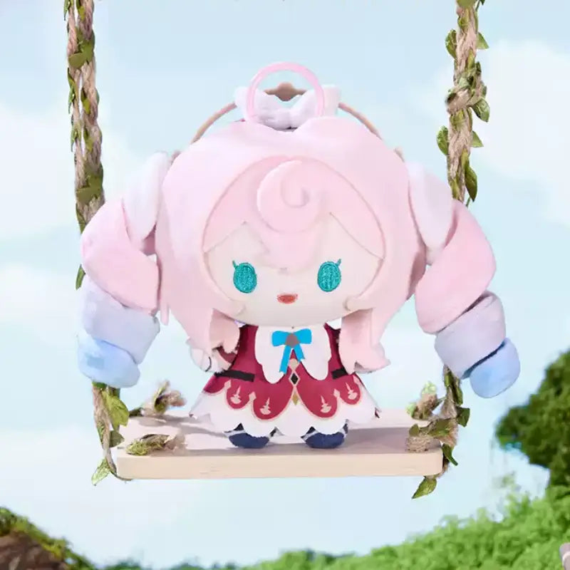 Honkai Star Rail Cyclone Series Plush Charm with 360-degree rotating twin tails