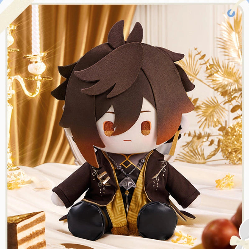Genshin Impact Feast of the Gods Series 35cm Sitting Plush Doll Zhong Li