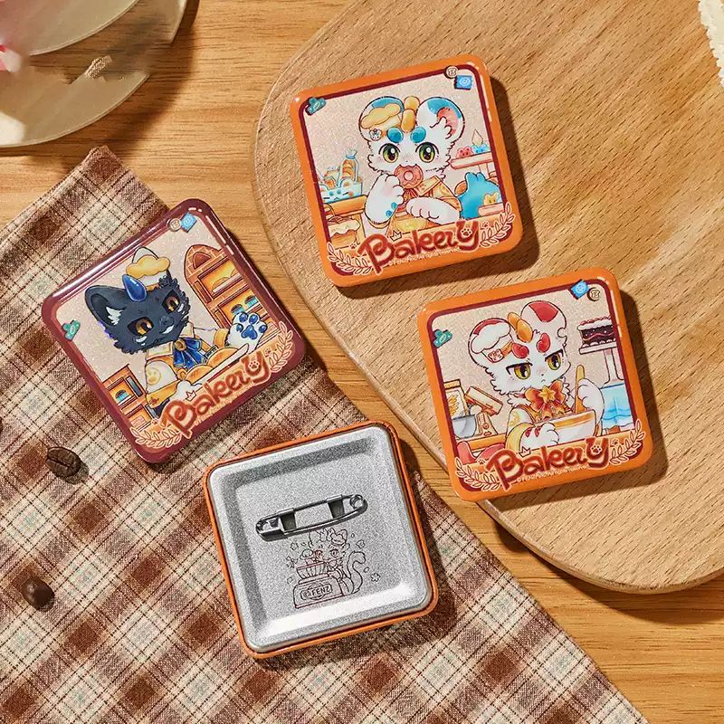 Fabulous Beasts perfect for pinning on bags, jackets, hats, or display boards, adding cute furry charm.