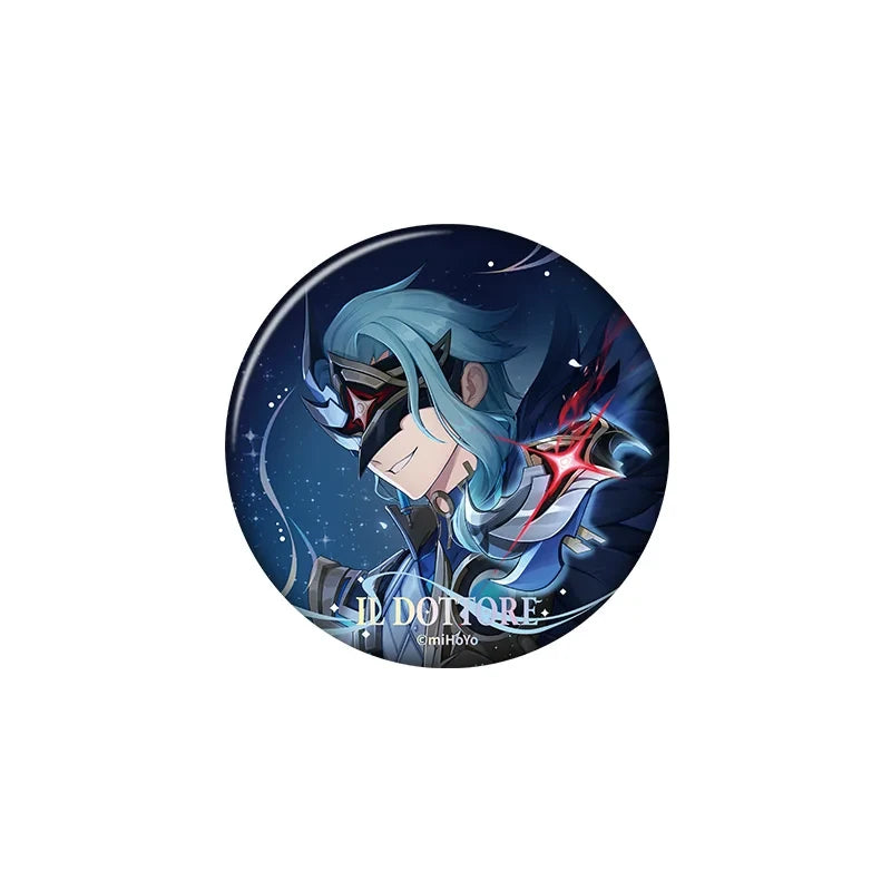 Genshin Impact A Traveler on a Winter's Night Series Badge Dottore
