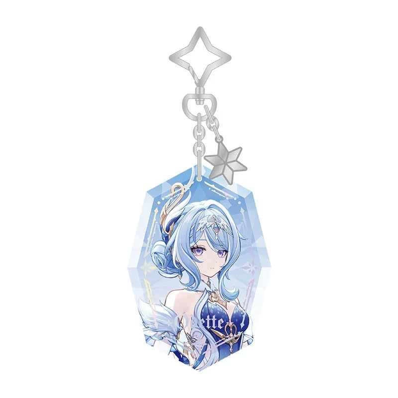 Genshin Impact Everwinter Without Mercy Series Snezhnaya Merch Badge Acrylic Charm