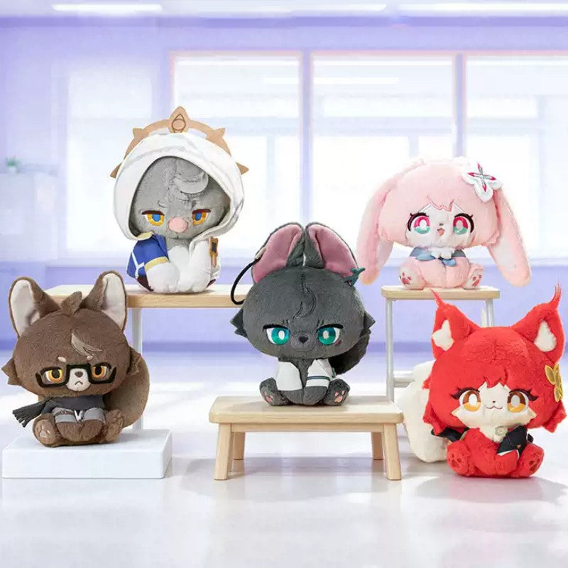 Honkai: Star Rail Fluffy Across the Blue Series Plush Keychain Dan Heng March 7th