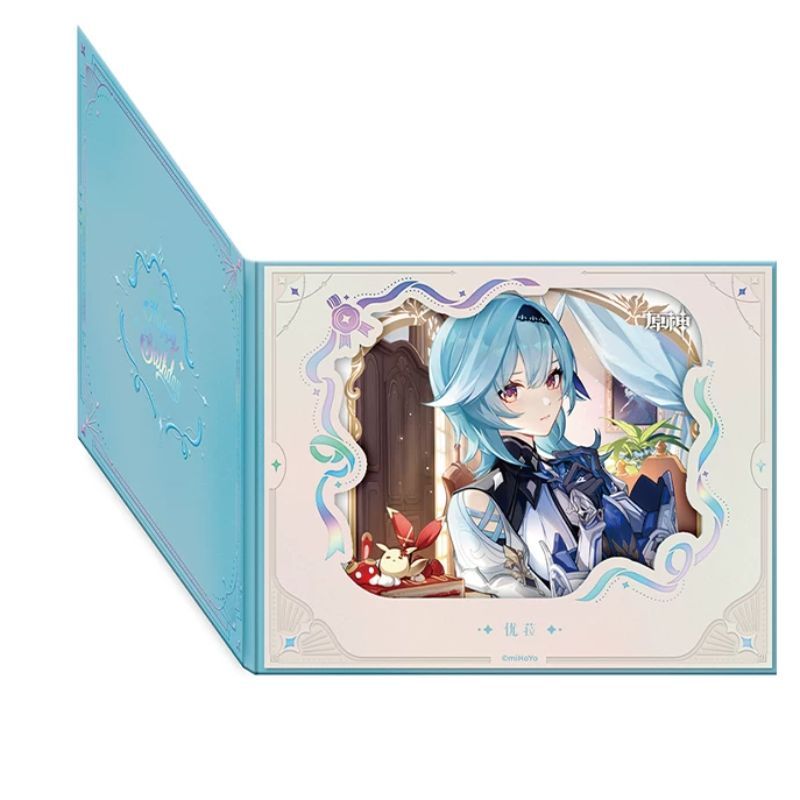 Pre-order Genshin Impact Flip Style Flower Window Colored Paper  Day of Destiny  Birthday Series