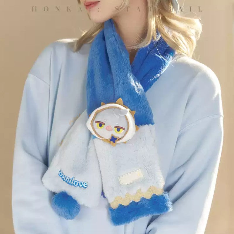 Honkai: Star Rail Fluffy Across the Blue Series Plush Scarf March 7th Sunday