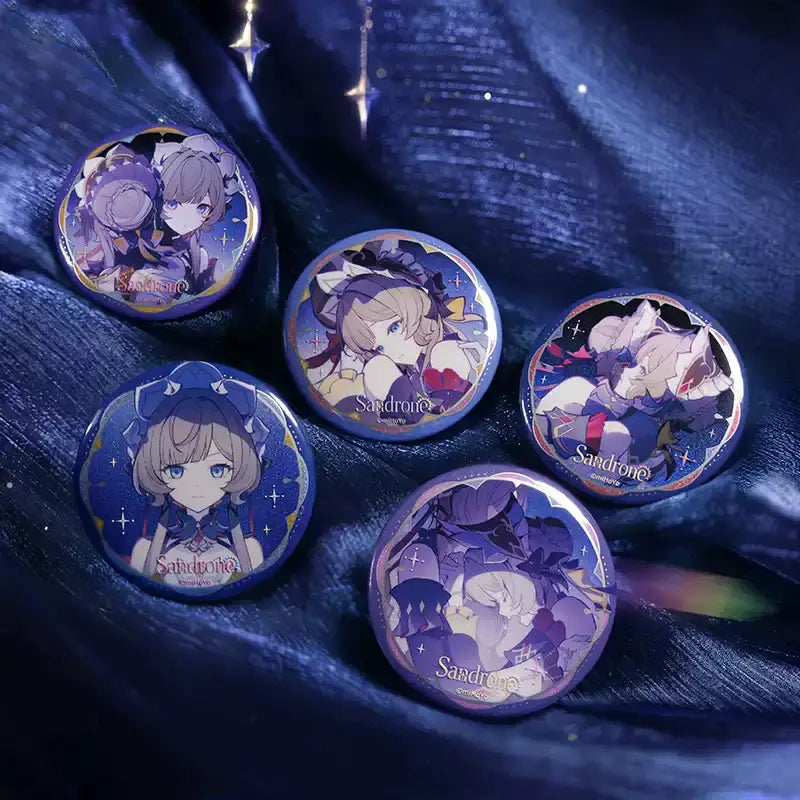 Genshin Impact Sandrone What Reflect Itself in Mirror Walerz Series Merch Badge Postcard