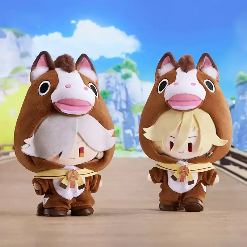 enshin Impact Miliastra Wonderland Lucky Gallop Horse Plush Doll Clothing Set