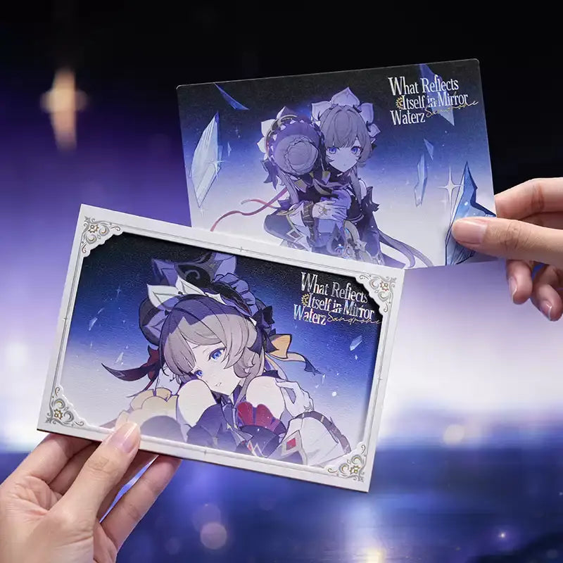 Genshin Impact Sandrone What Reflect Itself in Mirror Walerz Series Merch Badge Postcard